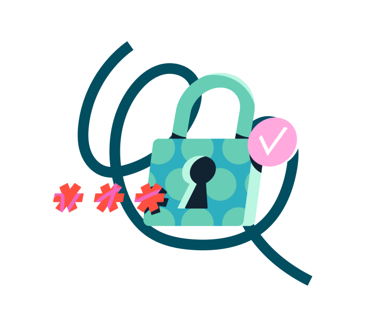 Safety lock illustration